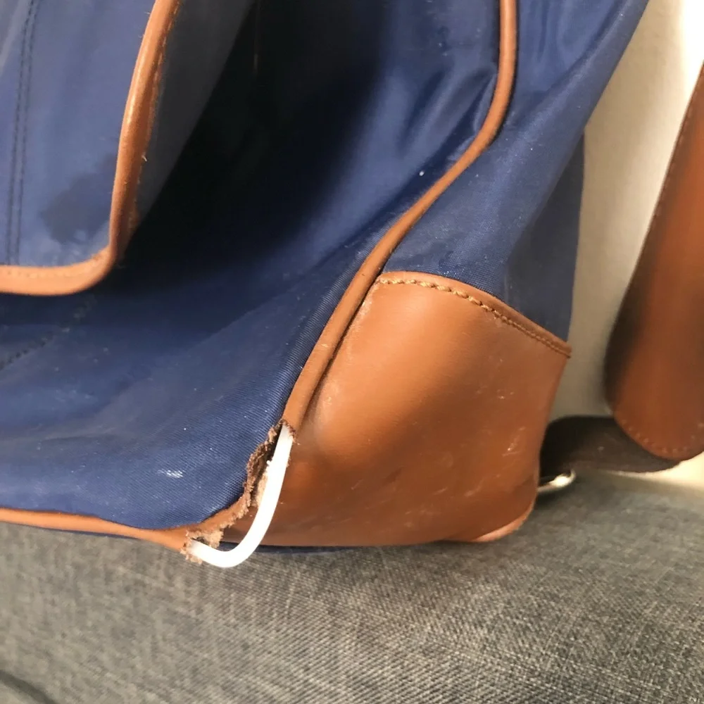 Cole Haan Navy Blue Laptop Bag